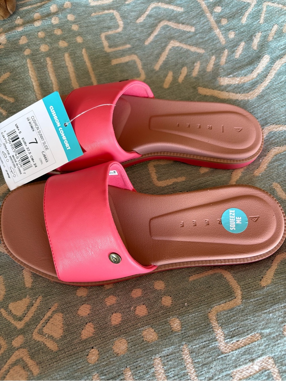 NWT Reef Sunny Slide Sandals - Picture 6 of 8